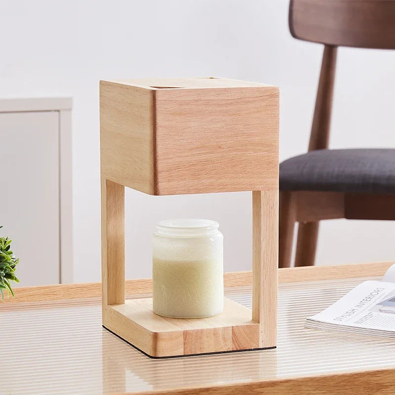 AromaLaluz - Nordic Wood Candle Warmer